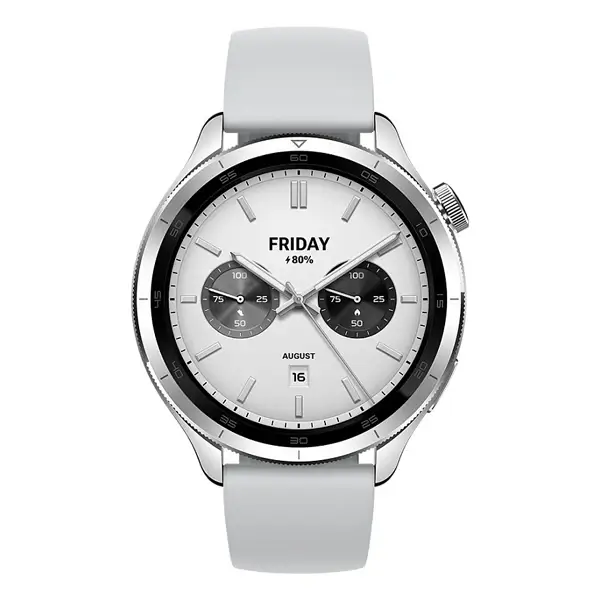 Montre connectée Xiaomi Watch S4 – Bluetooth 5.3 – 1,43″ – Ecran AMOLED – 5 ATM – 15 jours d’autonomie – Mesure du taux d’oxygène dans le sang - Argent