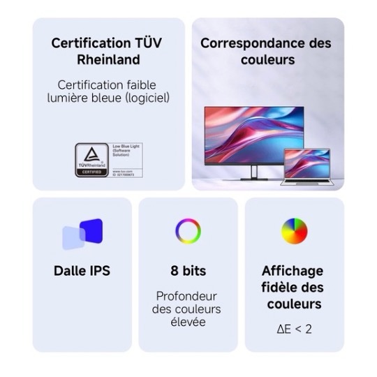 Ecran d’ordinateur Xiaomi – 27″ – 16:9 – 2K – Résolution QHD – A27Qi – Image 4