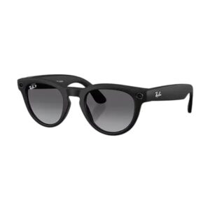 Ray-Ban Meta Headliner Matte black (Gen 2) – Lunette de soleil connectée avec caméra intégrée, Polarisé, 32Go, 12MP, Bluetooth 5.2, 8h d’autonomie – Noir mat