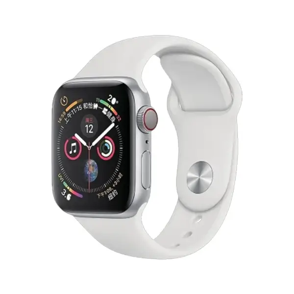 Bracelet de remplacement W3 Sport Band en silicone Coteetci pour Apple Watch 44mm/42mm – Blanc- CS2086-WH – Image 2