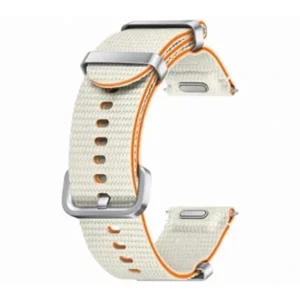 Bracelet de remplacement pour montre Athleisure band one click Samsung Galaxy Watch – 20mm – Taille M/L – Compatible avec galaxy watch 4/4 Classic – 5/5 Pro – 6/6 Classic – Watch 7 – Crème – ET-SOL31