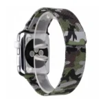 Bracelet de remplacement pour montre en acier inoxydable W6 Coteetci Apple Watch 42mm/44mm – Fermeture magnétique – Camouflage armée – WH5203-CL