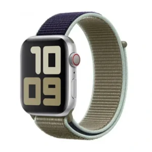 Bracelet de remplacement pour montre en nylon fileté W17 Coteetci Magic Tape WatchBand – 42/44mm – Kaki – WH5226-KR