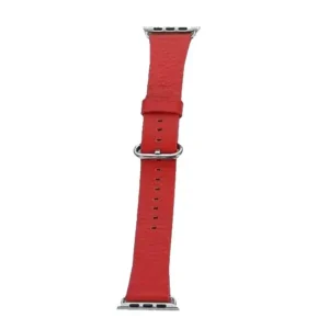Bracelet de remplacement pour montre en cuir W22 Coteetci Leather Watch Band – Pour Apple Watch 42mm – Rouge
