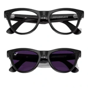 Lunette de soleil connectée avec caméra intégrée Ray-Ban Meta Skyler – Photogray – BT 5.2 – Photogray – 32Go – 12MP – 4h d’autonomie – Noir – Ray-Ban Meta Skyler Shiny Black