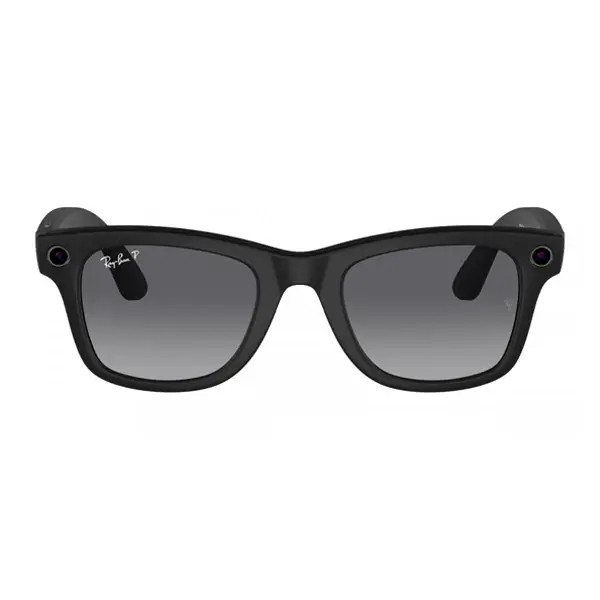 Ray-Ban Meta Wayfarer Matte Noir (Gen 1) - Lunette connectée avec caméra intégrée, Bluetooth 5.2, 32Go, 12MP, 4h d’autonomie - Noir Mat