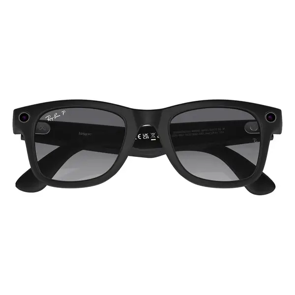 Ray-Ban Meta Wayfarer Matte Noir (Gen 1) - Lunette connectée avec caméra intégrée, Bluetooth 5.2, 32Go, 12MP, 4h d’autonomie - Noir Mat – Image 4