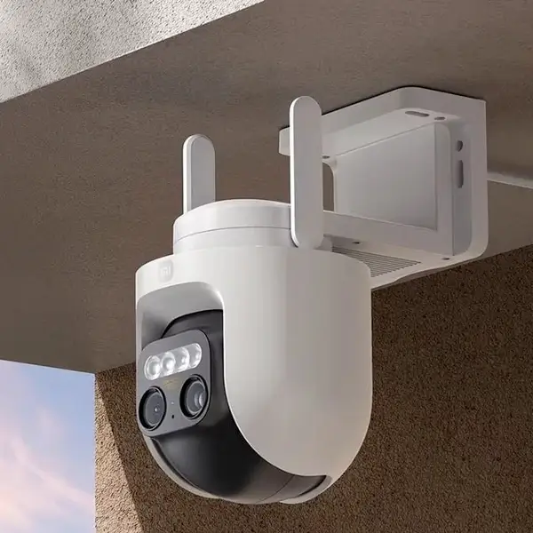 Camera de surveillance Xiaomi Outdoor CW700S – Double Objectif – 4MPx 2.5K P/T Vision nocturne – Audio bidirectionnel – Blanc – CW700S – Image 3