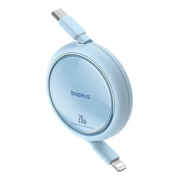 Câble de charge rétractable Baseus Free2Pull – Type-C vers Lightning – 20W – 1m – Galaxy bleu – P10364501311-00