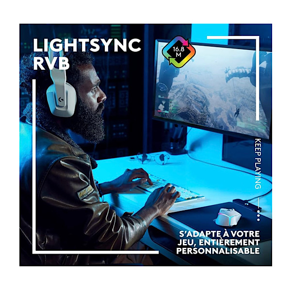 Logitech G G502 X PLUS LIGHTSPEED Souris Gaming RVB Sans Fil - Souris optique boutons hybrides LIGHTFORCE, LIGHTSYNC RVB, Capteur gaming HERO 25K, Compatible avec PC - macOS/Windows - Noir – Image 9