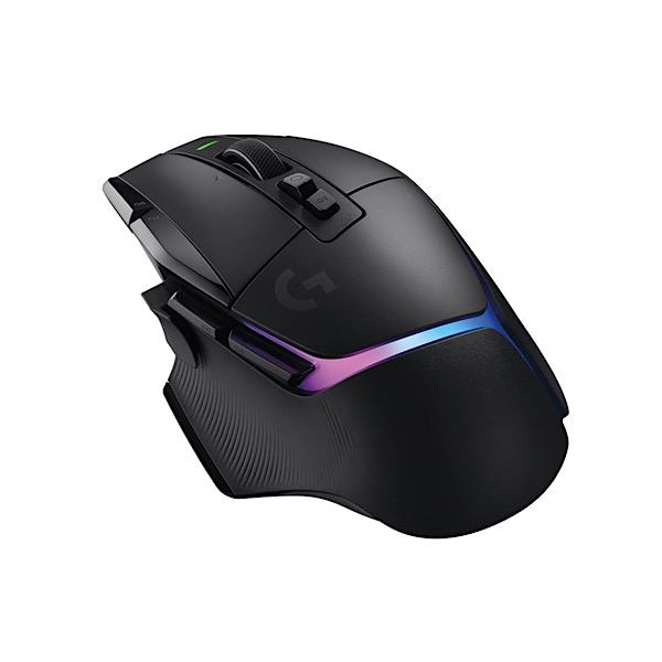 Logitech G G502 X PLUS LIGHTSPEED Souris Gaming RVB Sans Fil - Souris optique boutons hybrides LIGHTFORCE, LIGHTSYNC RVB, Capteur gaming HERO 25K, Compatible avec PC - macOS/Windows - Noir – Image 2