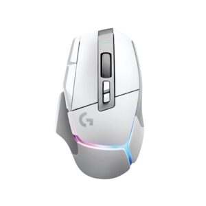 Logitech G G502 X PLUS LIGHTSPEED Souris Gaming RVB Sans Fil - Souris optique boutons hybrides LIGHTFORCE, LIGHTSYNC RVB, Capteur gaming HERO 25K, Compatible avec PC - macOS/Windows - Blanc