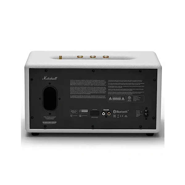 Marshall Stanmore 2 – Enceinte sans fil stéréo 80W, Bluetooth 5.0 aptX, AUX/RCA, Blanc – Image 3