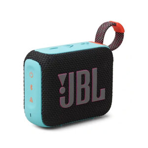JBL GO 4 – Mini enceinte portable sans fil, Bluetooth 5.3, Etanche IP67, USB-C, Autonomie 7h - Noir funky