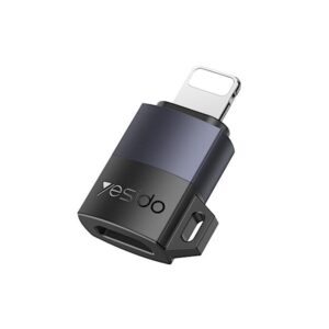 Adaptateur pour transfert et synchronisation des données YESIDO – USB vers Lightning, Charge rapide 12W – GS27