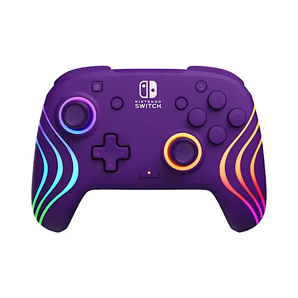 Manette sans fil Afterglow Wave officielle pour Nintendo Switch – Violet