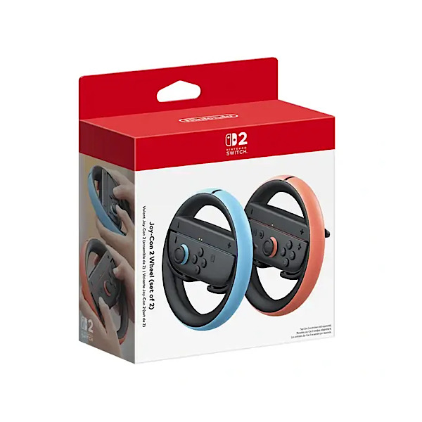 Volant Joy-Con 2 pour manette Joy-Con 2 – Lot de 2 volants – Compatible uniquement avec les manettes Joy-Con 2 et les jeux compatibles – Joy-Con 2 Wheel Pair