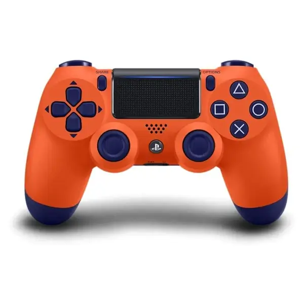 Manette Officielle pour PS4 sans fil Sony DualShock 4 – Orange-bleu