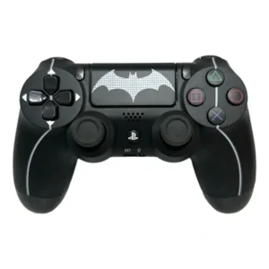Manette Officielle pour PS4 sans fil Sony DualShock 4 – Noir avec design logo Batman