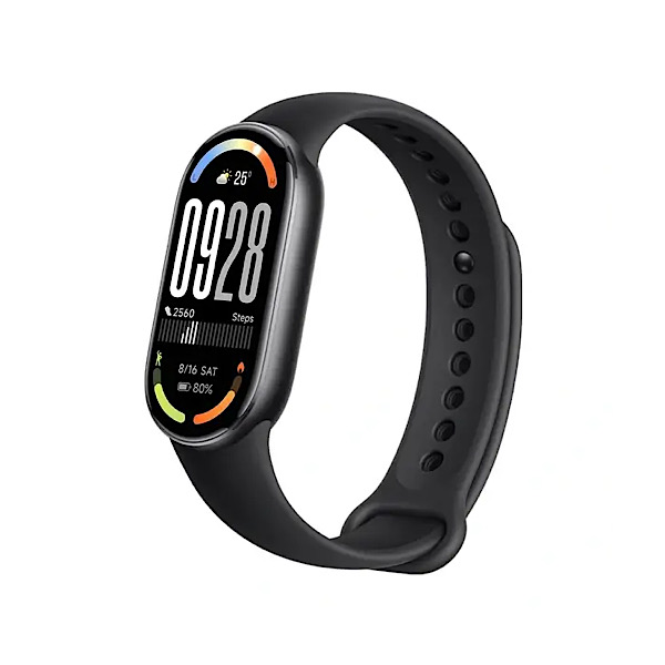 XIAOMI MI SMART BAND 10 NOIR - Bracelet connecté, étanche, écran tactile AMOLED de 1.72", 212 x 520 pixels, Bluetooth 5.4, 233 mAh, iOS/Android, Suivi multisports, Moniteur de fréquence cardiaque, 21 Jours d’autonomie