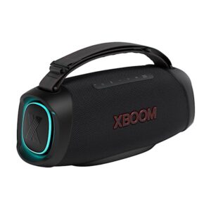 LG XBOOM Go XG8T - Enceinte Bluetooth Ultrapuissante, 15h d’autonomie, 120W, IP67, Sangle hybride, BT 5.1, Android, IOS - Noir