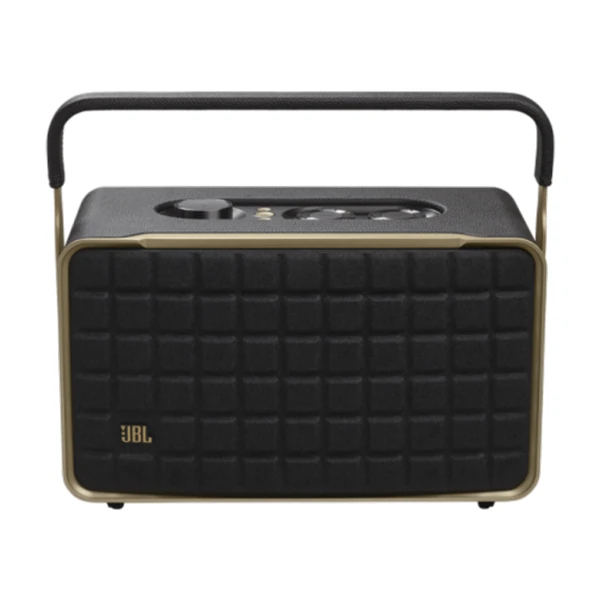 JBL Authentics 300 – Enceinte bluetooth portable classic avec poignée – 8h d’autonomie – 100W – BT 5.3 – Wifi – Assistant vocal – Batterie Rechargeable – Noir