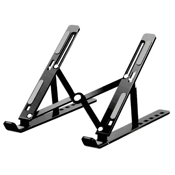 Support pour PC – Laptop stand, Support Pliable Réglable en Aluminium – 11” à 17” – Antidérapant – 7 niveaux de réglage – OLA LS1