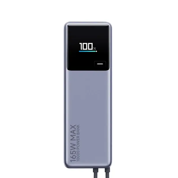 Powerbank Xiaomi 165W, 10000mAh, Charge PC & Smartphone, Ultra-Rapide avec Câble USB-C Intégré