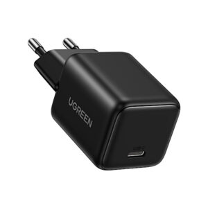 Boitier Type C - 30W - Chargeur Secteur Ugreen GaN 30W - Charge Rapide USB-C PD & QC4.0 - Ultra Compact - UGREEN X513 65007 - Noir