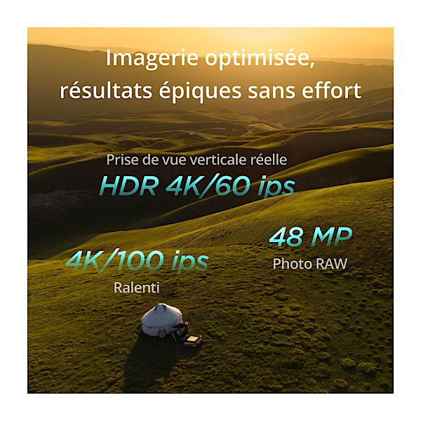 DJI Mini 4 Pro Fly More Combo avec RC 2 (Radiocommande avec Écran), Mini Drone Pliable avec Caméra 4K, Moins de 0,549 lb/249 g, Temps de Vol de 34 min, 2 Batteries Supplémentaires, C0 – Image 3