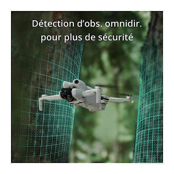 DJI Mini 4 Pro Fly More Combo avec RC 2 (Radiocommande avec Écran), Mini Drone Pliable avec Caméra 4K, Moins de 0,549 lb/249 g, Temps de Vol de 34 min, 2 Batteries Supplémentaires, C0 – Image 4
