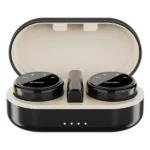 Micro cravate sans fil double Porodo Professional Lavalier - Jusqu’à 22,5h d’autonomie, 2 microphones et un récepteur – PDWMDMICBK