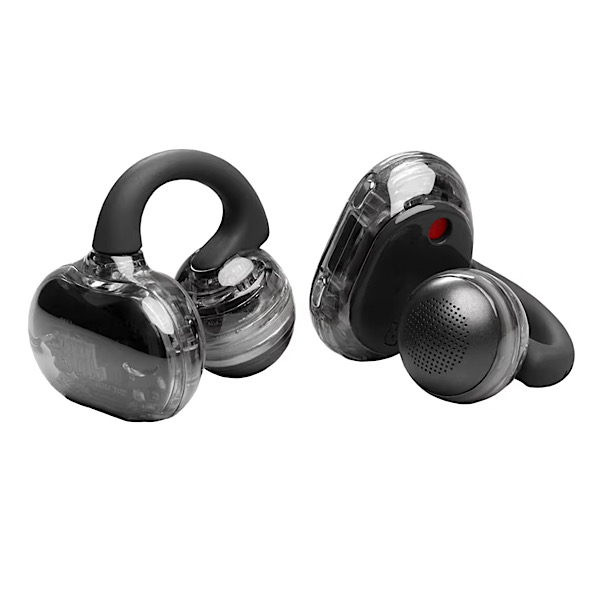 JBL Soundgear Clips True Wireless écouteurs Ouverts sans Fil, SonicArc Design, jusqu'à 32 h d'autonomie Totale, résistance à l'eau et à la poussière IP54, Technologie JBL OpenSound, Ghost Black – Image 2