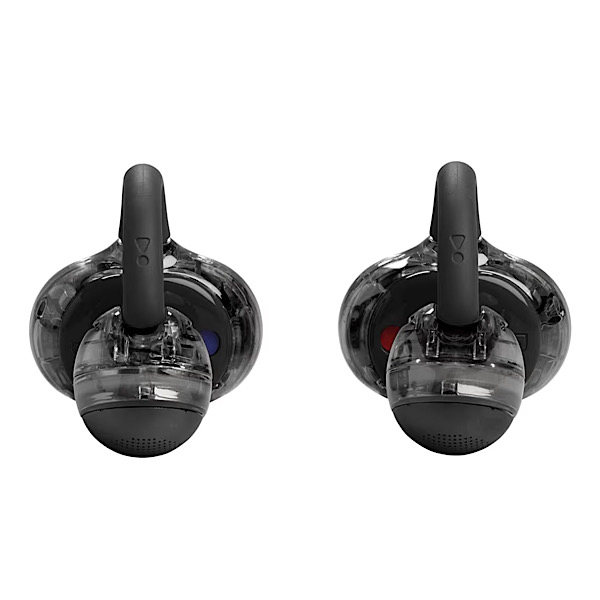 JBL Soundgear Clips True Wireless écouteurs Ouverts sans Fil, SonicArc Design, jusqu'à 32 h d'autonomie Totale, résistance à l'eau et à la poussière IP54, Technologie JBL OpenSound, Ghost Black – Image 3
