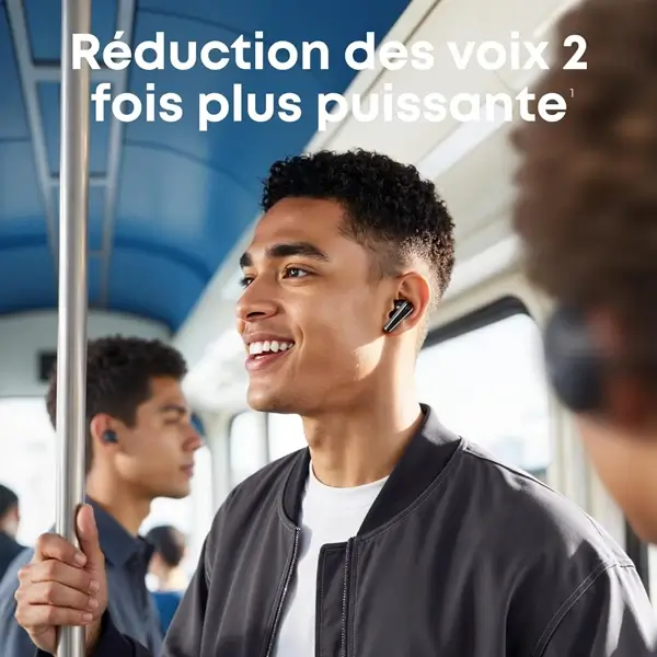Soundcore Liberty 5 - Écouteurs sans fil avec son 3D Dolby, 32h d’autonomie et jusqu’à 48h avec l’étui de charge – Réduction de bruit 3.0 – A3957H11 – Image 3
