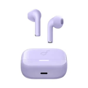 Soundcore K20i by Anker, écouteurs Semi-internes, 36h d'autonomie, Charge Rapide, Port Confortable, appels clairs avec 2 micros ENC, égalisation personnalisée, IPX5, Bluetooth 5.3, contrôle par app - Violet