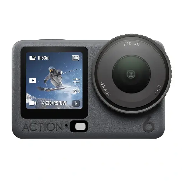 DJI Osmo Action 6 Aventure Combo – Caméra sportive étanche 4K HDR, 50Go, 4h d’autonomie, Double écran tactile, Wifi 6 , BT 5.1