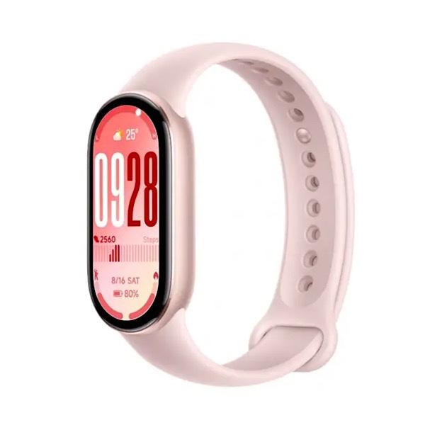 XIAOMI MI SMART BAND 10 ROSE - Bracelet connecté, étanche, écran tactile AMOLED de 1.72", 212 x 520 pixels, Bluetooth 5.4, 233 mAh, iOS/Android, Suivi multisports, Moniteur de fréquence cardiaque, 21 Jours d’autonomie – Image 2