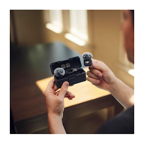 DJI Mic 3 (2 TX + 1 RX + Boîtier de Recharge), Microphone sans Fil pour iPhone/caméra/Android, ultraléger, contrôle de Gain adaptatif pour Un Volume équilibré, 28 h d’Utilisation, Vlog – Image 7