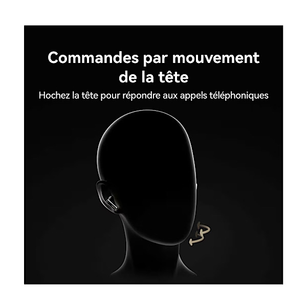 HUAWEI FreeBuds Pro 4 - Ecouteurs sans fil, Réduction de Bruit Active Intelligente et Dynamique, Appels Stables et Audible, Design Cordes argentées, jusqu'à 33 Heures d'écoute, iOS & Android, Noir – Image 8