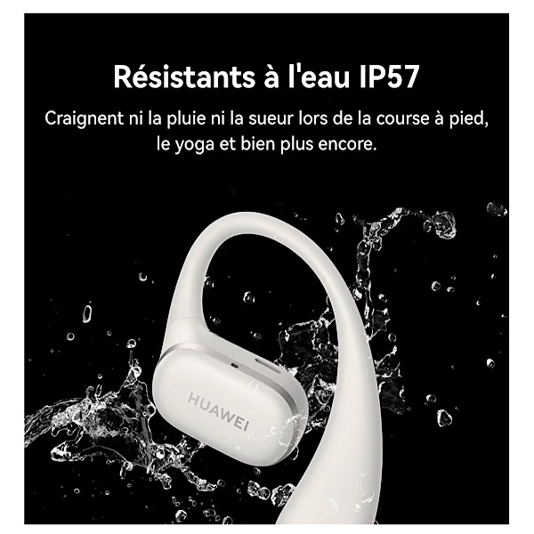 HUAWEI FreeArc - Ecouteurs Ouverts, écouteurs sans Fil, Jusqu'à 28 h d'autonomie, Résistants à l'eau IP57, Ecouteurs pour Le Sport, Appels Ultra Stables, avec iOS, Android et Windows, Gris – Image 4