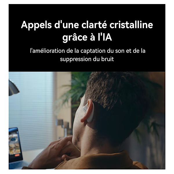 HUAWEI FreeArc - Ecouteurs Ouverts, écouteurs sans Fil, Jusqu'à 28 h d'autonomie, Résistants à l'eau IP57, Ecouteurs pour Le Sport, Appels Ultra Stables, avec iOS, Android et Windows, Gris – Image 6