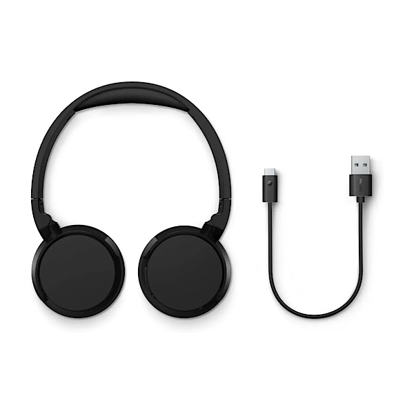 Philips TAH4209BK Casque sans Fil Supra-aural Bluetooth léger, 55 Heures d’autonomie, Recharge en 2 Heures Via USB-C - Noir – Image 4