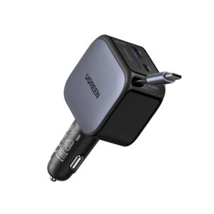 UGREEN Nexode 60W Chargeur Allume Cigare USB C Rétractable PPS PD QC 3.0 Chargeur Voiture Charge Rapide
