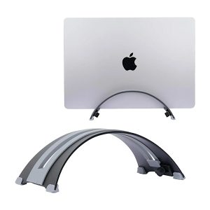 Support Vertical Réglable pour Ordinateur Portable - Aluminium 6061, Finition Anodisée, Compatible avec Tous Les Ordinateurs Portables