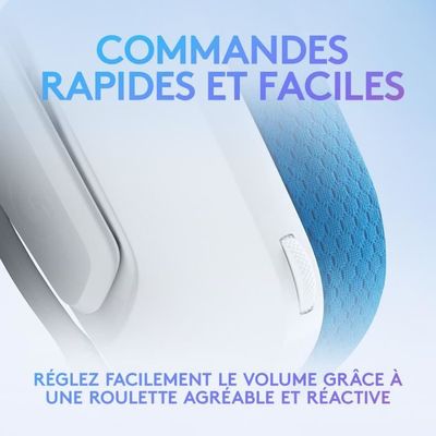 Logitech G G335 Casque Gamer Filaire, avec Micro, Prise Audio 3,5 mm, Ecouteurs Mousse à Mémoire de Forme, Léger, Compatible avec PC, PlayStation, Xbox, Nintendo Switch & Switch 2 - Blanc – Image 4