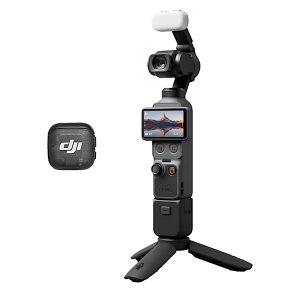 DJI Osmo Pocket 4 Creator combo Bundle créateur – 107Go, 4K, Capteur 1 pouce, Écran OLED tactile rotatif, Wi-Fi 6, Type-C, Stabilisateur à 3 axes