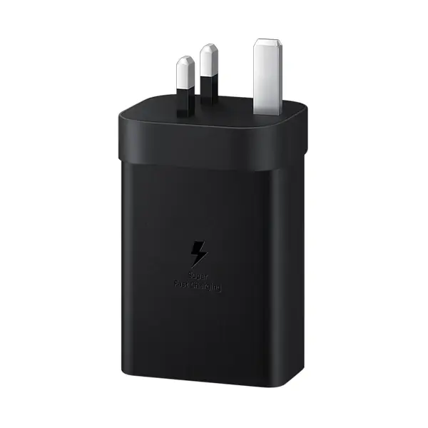 Boitier de charge rapide Samsung – 65W – 2 Type-C et 1 USB – Prise américaine – EP-T6530NBEGGB