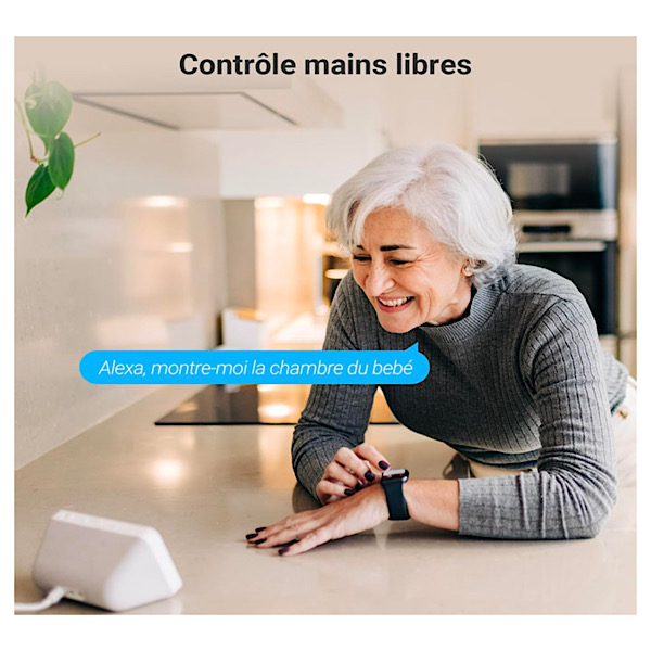 EZVIZ CB1 1080P Camera Surveillance WiFi Intérieur sans Fil sur Batterie 1600mAh, Caméra Bébé WiFi 2.4Ghz, Détection de Personne, 5m Vision Nocturne, Audio Bidirectionnel, Type C, Magnetic Mount – Image 8