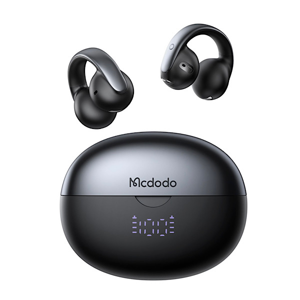Écouteurs Mcdodo Air 03 HP-8160 – 6h d’autonomie, Bluetooth, IPX4, Conception de type clip ouvert – Image 2